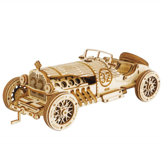  سيارة جراند بريكس  - لغز خشبي ثلاثي الأبعاد