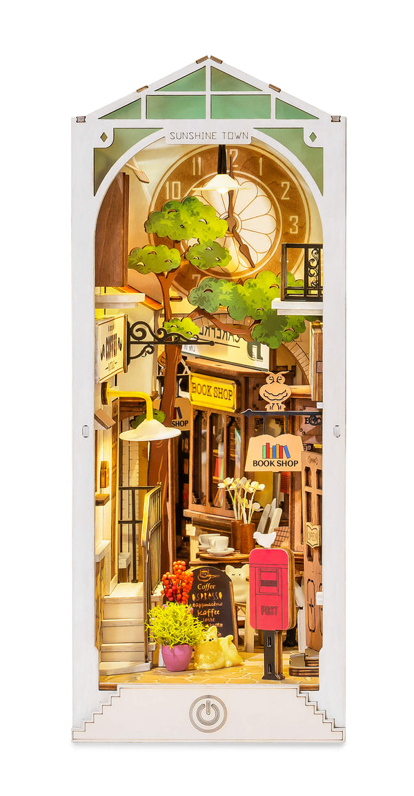 Rolife Book Nook Shelf Insert - SUNSHINE TOWN